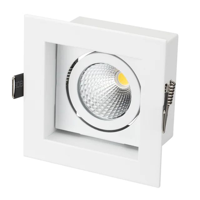 Светильник CL-KARDAN-S102x102-9W Warm (WH, 38 deg) (Arlight, IP20 Металл, 3 года), артикул 024137