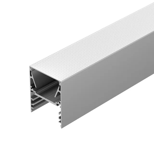 Профиль с экраном ALU-LINE-DUO-2000 ANOD+OPAL (Arlight, Алюминий), артикул 024188