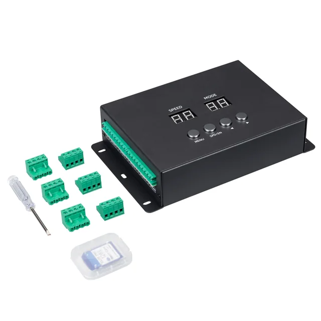 Контроллер DMX K-5000 (220V, SD-card, 5x512) (Arlight, IP20 Металл, 3 года), артикул 024323