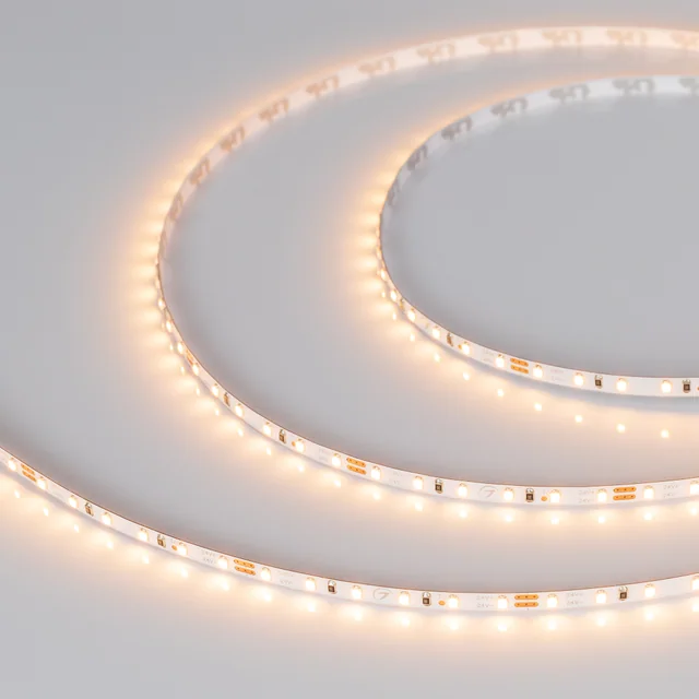 Лента MICROLED-M120-4mm 24V Warm2700 (9.6 W/m, IP20, 2216, 5m) (Arlight, 9.6 Вт/м, IP20), артикул 024415(2)