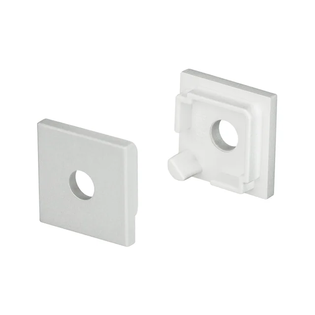 Заглушка SL-KANT-H16 SQUARE с отверстием (Arlight, Пластик), артикул 024485
