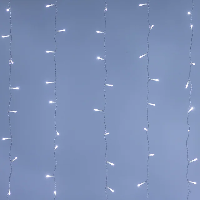 Светодиодная гирлянда ARD-CURTAIN-HOME-1500x1500-CLEAR-144LED White (230V, 6W) (Ardecoled, IP20), артикул 024829