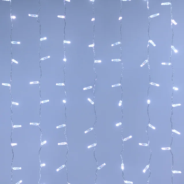 Светодиодная гирлянда ARD-CURTAIN-CLASSIC-2000x3000-CLEAR-760LED White (230V, 60W) (Ardecoled, IP65), артикул 024856