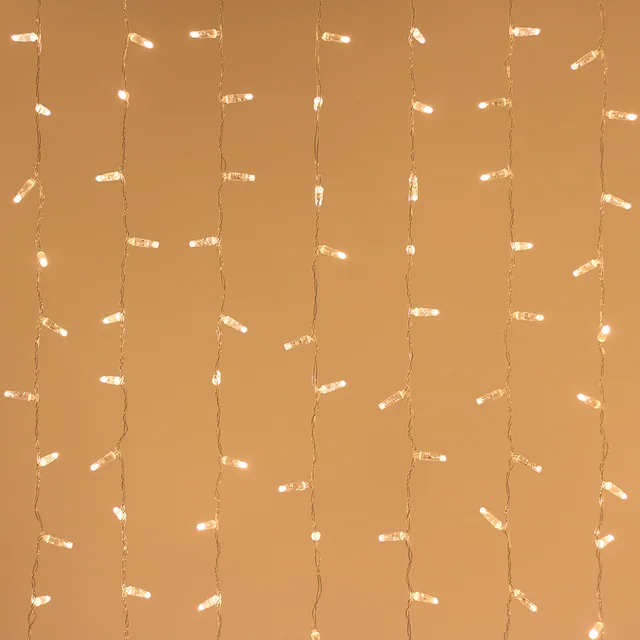 Светодиодная гирлянда ARD-CURTAIN-CLASSIC-2000x9000-CLEAR-2200LED Warm (230V, 120W) (Ardecoled, IP65), артикул 024875