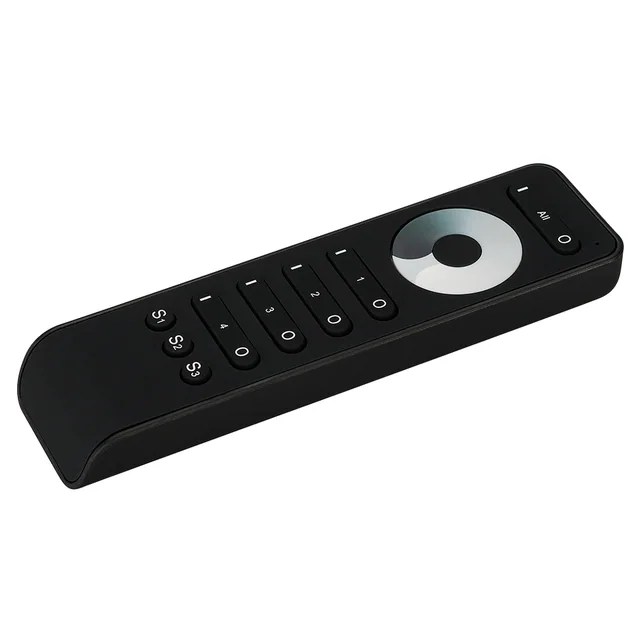 Пульт SMART-R33-DIM Black (4 зоны, 2.4G) (Arlight, IP20 Пластик, 5 лет), артикул 025030
