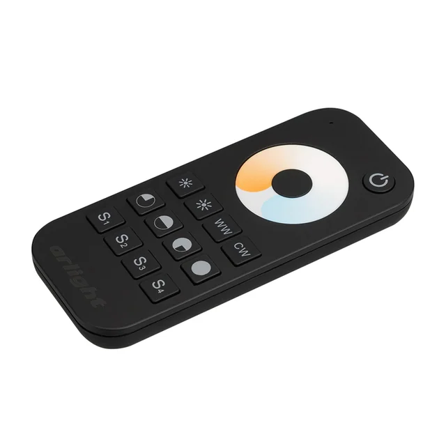 Пульт SMART-R34-MIX Black (1 зона, 2.4G) (Arlight, IP20 Пластик, 5 лет), артикул 025032