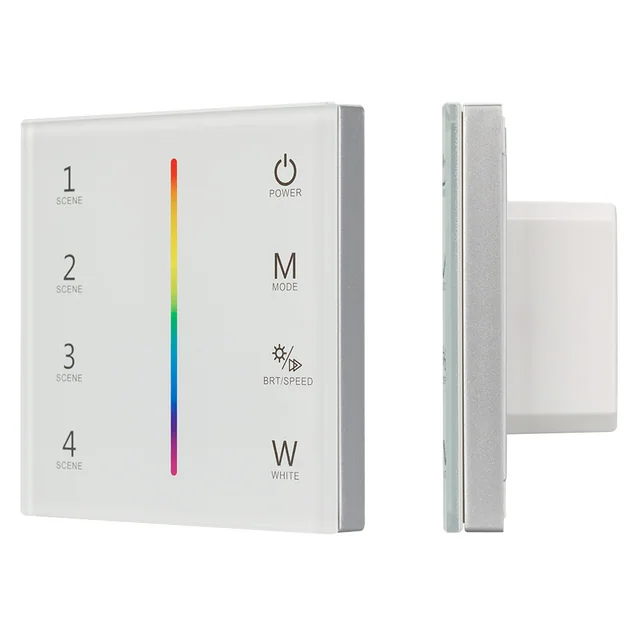 Панель Sens SMART-P22-RGBW White (12-24V, 4x3A, 2.4G) (Arlight, IP20 Пластик, 5 лет), артикул 025168