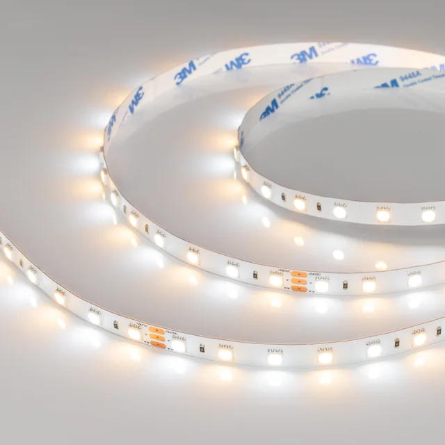 Лента RT-B60-10mm 24V White-MIX (14.4 W/m, IP20, 5m) (Arlight, Изменяемая ЦТ), артикул 025213(2)