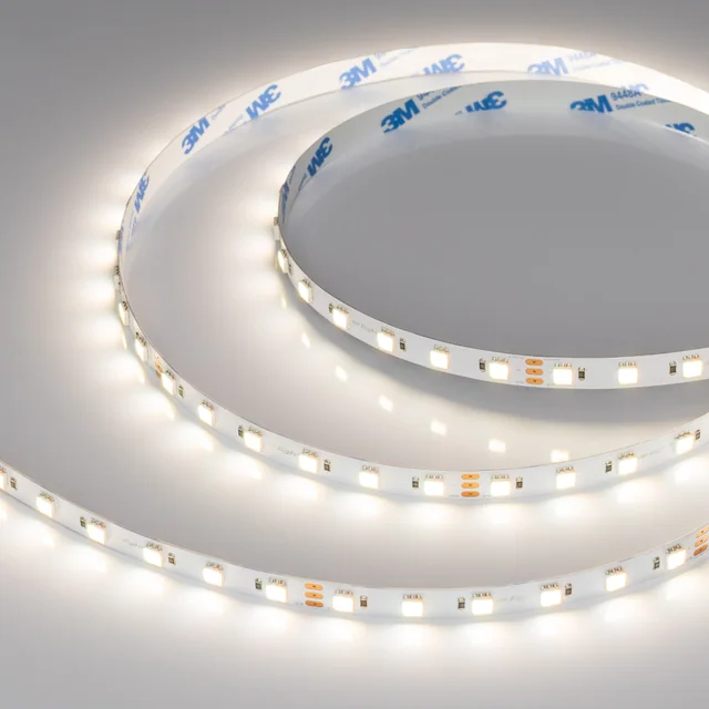 Лента RT-B60-10mm 24V White-MIX 2Ch (14.4 W/m, IP20, 5060, 5m) (Arlight, Изменяемая ЦТ), артикул 025214(1)