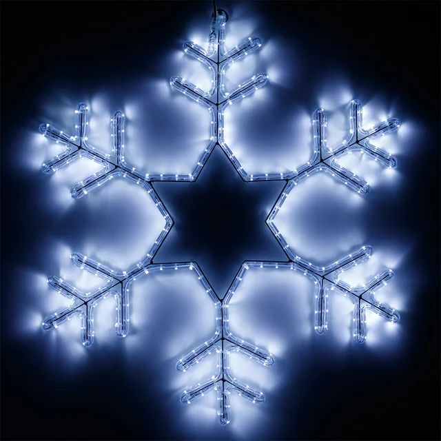 Фигура cветодиодная ARD-SNOWFLAKE-M4-750x750-324LED White (230V, 18W) (Ardecoled, IP65, 1 год), артикул 025307