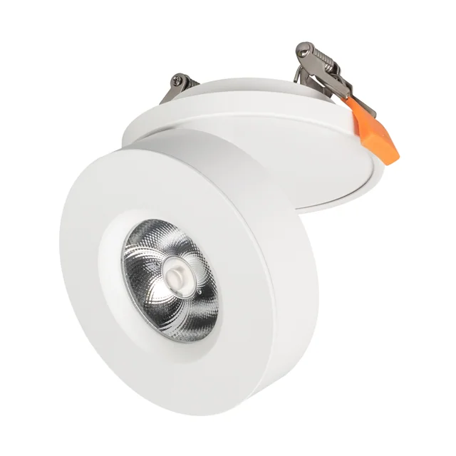 Светильник LGD-MONA-BUILT-R100-12W Warm3000 (WH, 24 deg) (Arlight, IP40 Металл, 3 года), артикул 025450