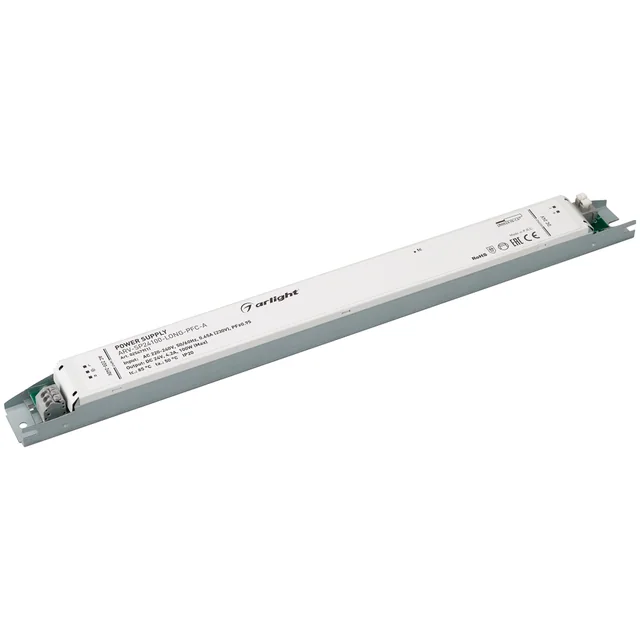 Блок питания ARV-SP24100-LONG-PFC-A (24V, 4.2A, 100W) (Arlight, IP20 Металл, 5 лет), артикул 025479(1)