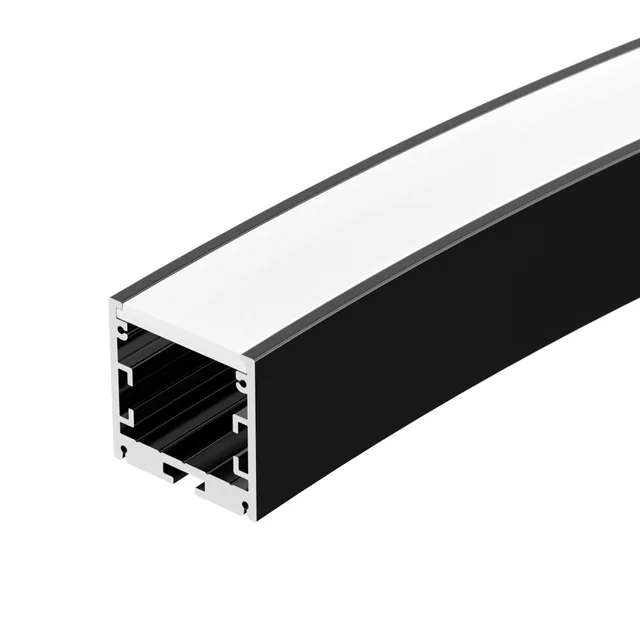 Профиль SL-ARC-3535-D1500-A45 BLACK (590мм, дуга 1 из 8) (Arlight, Алюминий), артикул 025522