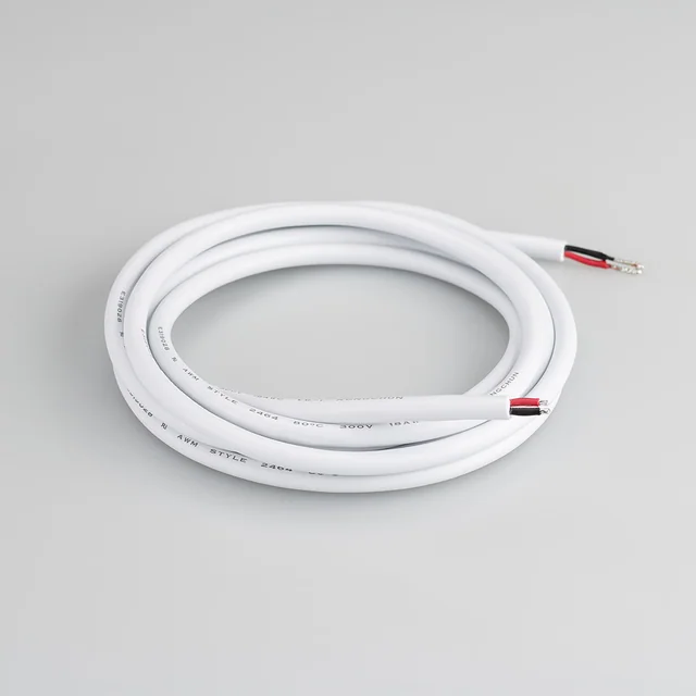 Провод питания ARL-MOONLIGHT-20AWG-2W-D4.5-CU-2000 White (Arlight, Закрытый), артикул 025549