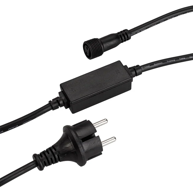 Шнур питания ARD-CLASSIC-BALL-STD-1.5M Black (230V, 1.6A) (Ardecoled, Закрытый), артикул 025651