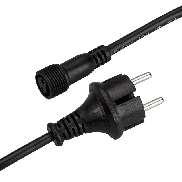 Шнур питания ARD-CLASSIC-BALL-LIVE-1.5M Black (230V, 1.6A) (Ardecoled, Закрытый), артикул 025652