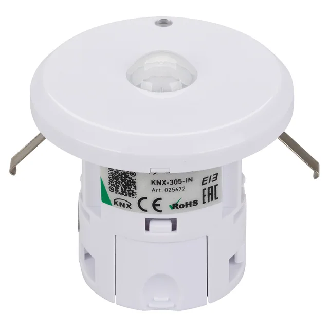 INTELLIGENT ARLIGHT Датчик движения KNX-305-IN (BUS, 5m*10m) (IARL, IP20 Пластик, 2 года), артикул 025672