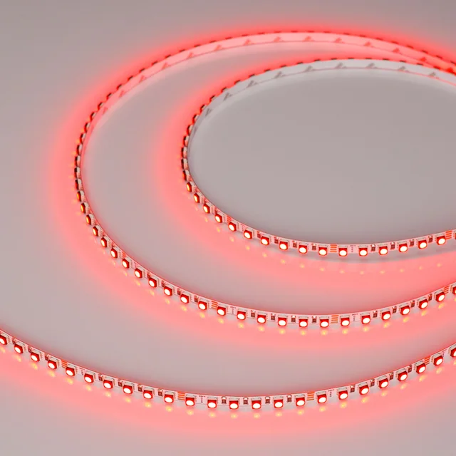 Лента MINI-F120-5mm 24V RGB (8 W/m, IP20, 3535, 5m) (Arlight, узкая), артикул 025707(2)