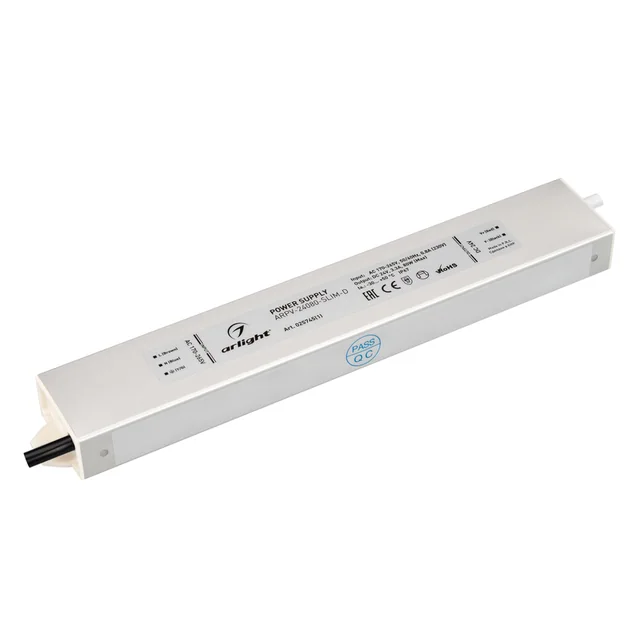 Блок питания ARPV-24080-SLIM-D (24V, 3.3A, 80W) (Arlight, IP67 Металл, 3 года), артикул 025745(1)