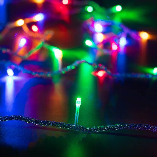 Светодиодная гирлянда ARD-STRING-HOME-5000-CLEAR-50LED-LIVE RGB (230V, 3.5W) (Ardecoled, IP20, 1 год), артикул 025763