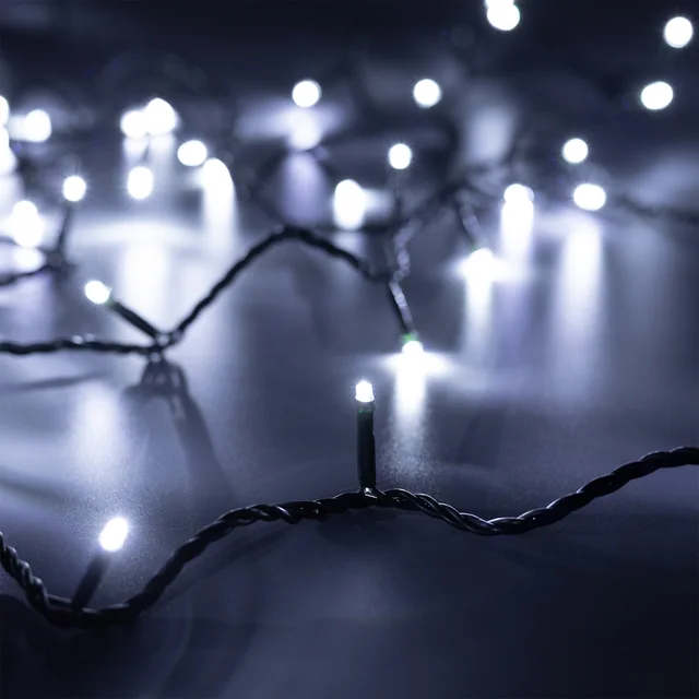 Светодиодная гирлянда ARD-STRING-HOME-5000-GREEN-50LED-FLASH WHITE (230V, 3.5W) (Ardecoled, IP65, 1 год), артикул 025767