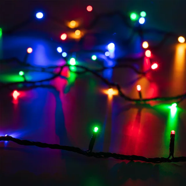 Светодиодная гирлянда ARD-STRING-HOME-5000-GREEN-50LED-LIVE RGB (230V, 3.5W) (Ardecoled, IP20, 1 год), артикул 025778