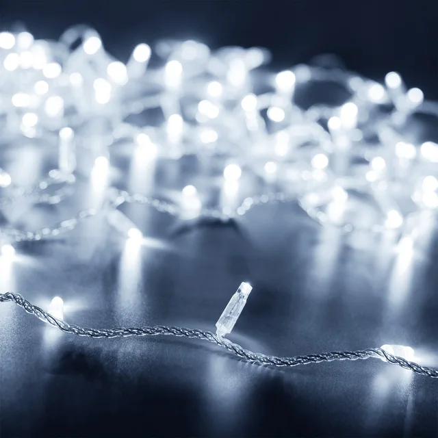 Светодиодная гирлянда ARD-STRING-CLASSIC-10000-CLEAR-100LED-STD WHITE (230V, 7W) (Ardecoled, IP65, 1 год), артикул 025781