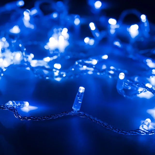 Светодиодная гирлянда ARD-STRING-CLASSIC-10000-CLEAR-100LED-STD BLUE (230V, 7W) (Ardecoled, IP65, 1 год), артикул 025787