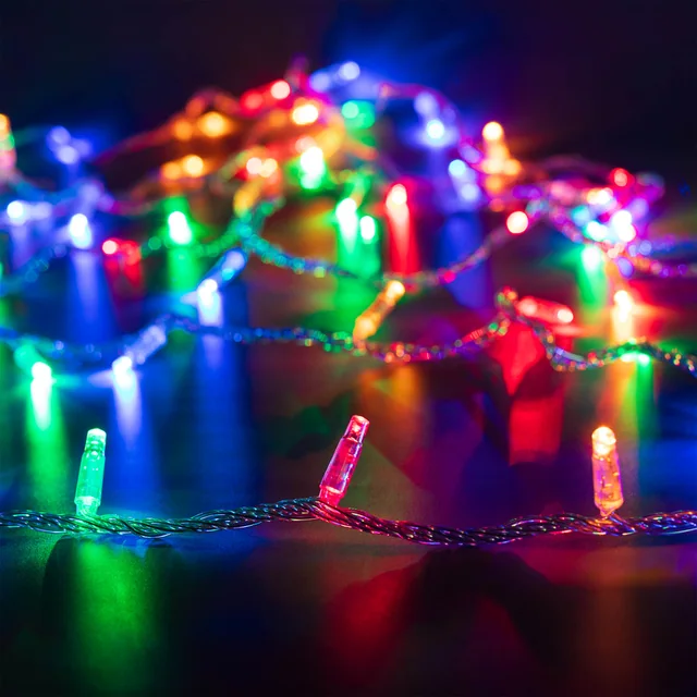 Светодиодная гирлянда ARD-STRING-CLASSIC-10000-CLEAR-100LED-LIVE RGB (230V, 7W) (Ardecoled, IP65, 1 год), артикул 025793