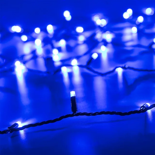 Светодиодная гирлянда ARD-STRING-CLASSIC-10000-BLACK-100LED-STD BLUE (230V, 7W) (Ardecoled, IP65, 1 год), артикул 025802
