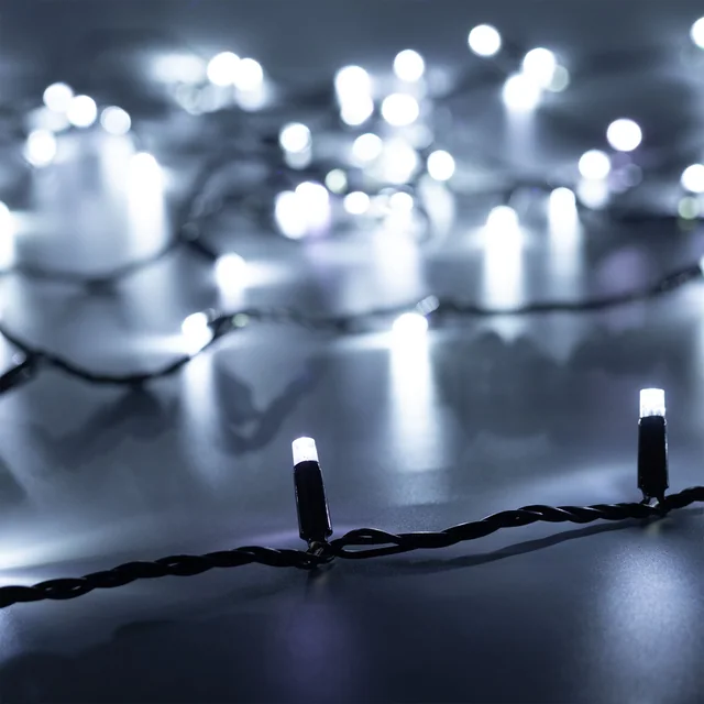 Светодиодная гирлянда ARD-STRING-PRO-10000-BLACK-100LED-STD WHITE (230V, 7W) (Ardecoled, IP65, 2 года), артикул 025826