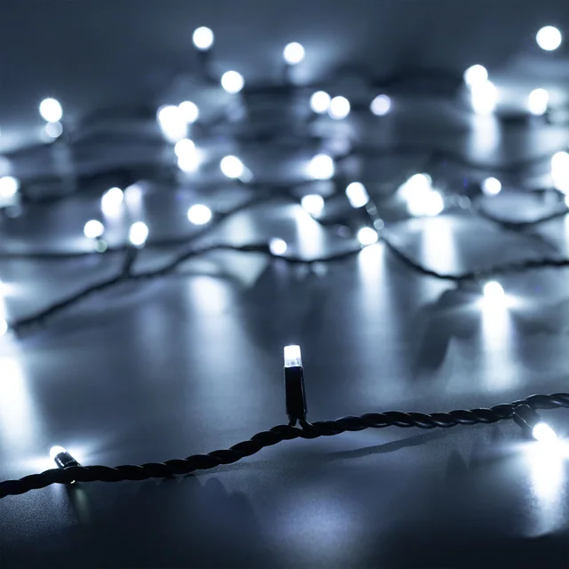Светодиодная гирлянда ARD-STRING-PRO-10000-BLACK-100LED-FLASH WHITE (230V, 7W) (Ardecoled, IP65, 2 года), артикул 025827