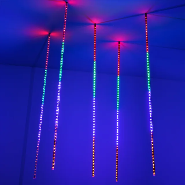 Светодиодная гирлянда ARD-ICEFALL-CLASSIC-D12-1000-5PCS-CLEAR-120LED-LIVE RGB (230V, 11W) (Ardecoled, IP65), артикул 026056