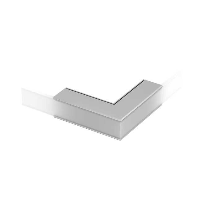 Угол PLS-LOCK-H25-L90W внешний (с экраном MAT-L) (Arlight, Металл), артикул 026134