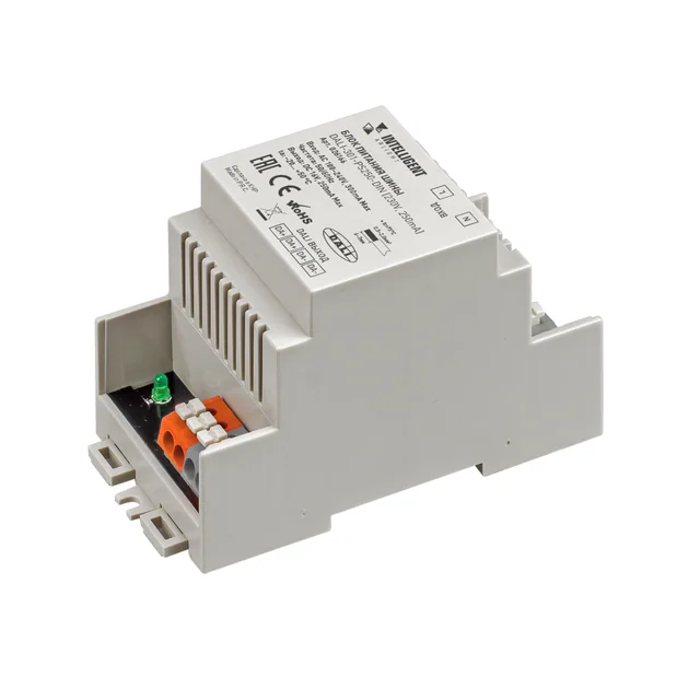 INTELLIGENT ARLIGHT Блок питания шины DALI-301-PS250-DIN (230V, 250mA) (IARL, DIN-рейка), артикул 026166