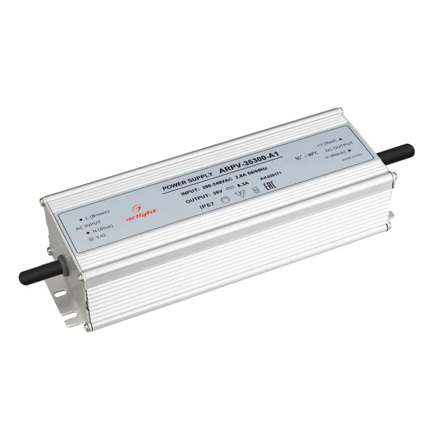 Блок питания ARPV-36300-A1 (36V, 8.3A, 300W) (Arlight, IP67 Металл, 3 года), артикул 026171