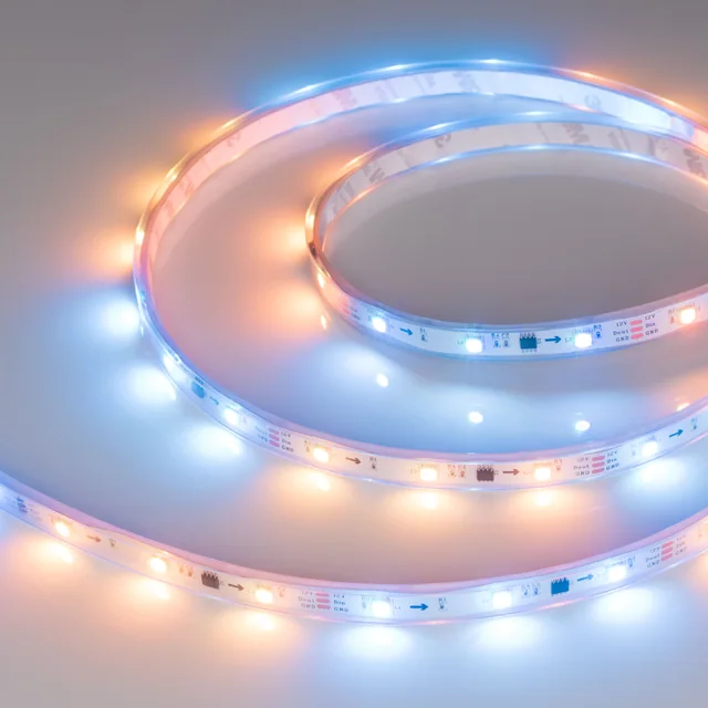 Лента герметичная SPI-P-B30-12mm 12V RGB-PX3 (7.2W/m, IP66, 5060, 5m) (Arlight, бегущий огонь), артикул 026370(3)