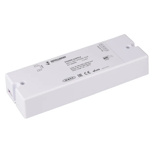 INTELLIGENT ARLIGHT Блок питания шины DALI-301-PS250-SUF (230V, 250mA) (IARL, Пластик), артикул 026399
