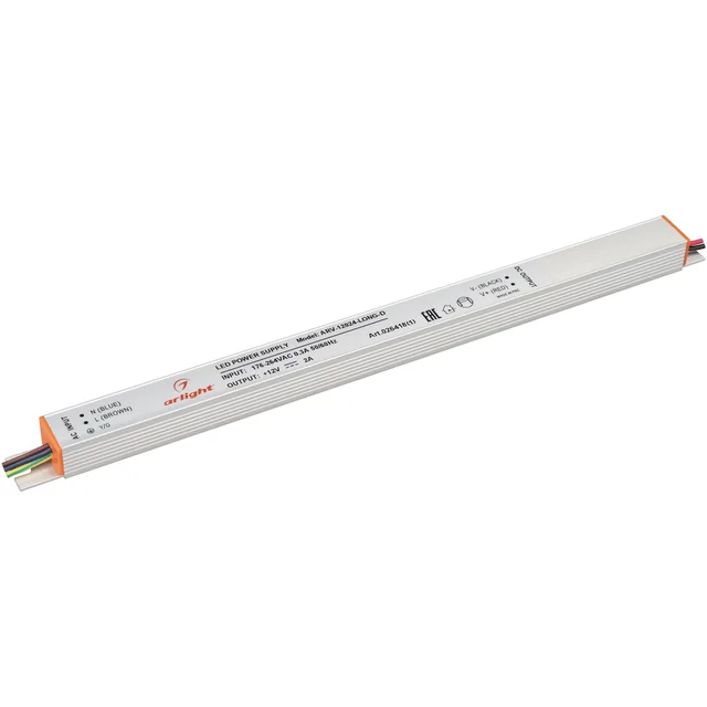 Блок питания ARV-12024-LONG-D (12V, 2A, 24W) (Arlight, IP20 Металл, 2 года), артикул 026418(1)