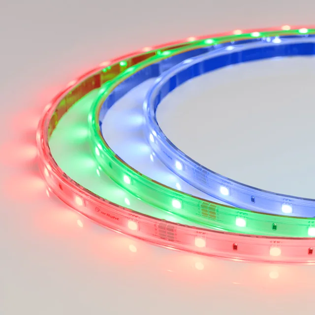 Лента герметичная RTW-PS-B30-13mm 24V RGB (7.2 W/m, IP67, 5060, 5m) (Arlight, 7.2 Вт/м, IP67), артикул 026484(2)