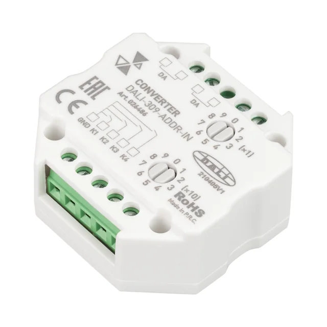 INTELLIGENT ARLIGHT Конвертер DALI-309-ADDR-IN (DALI bus) (IARL, -), артикул 026486