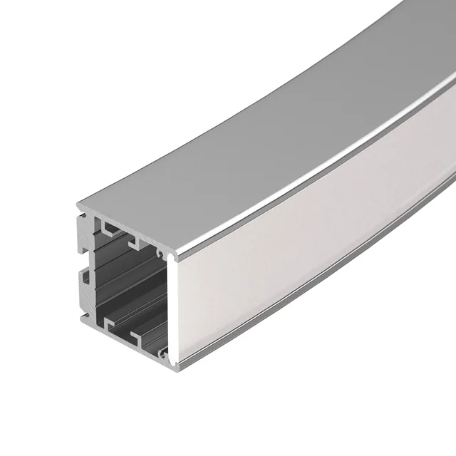 Профиль SL-ARC-3535-D1500-W90 SILVER (1180мм, дуга 1 из 4) (Arlight, Алюминий), артикул 026598