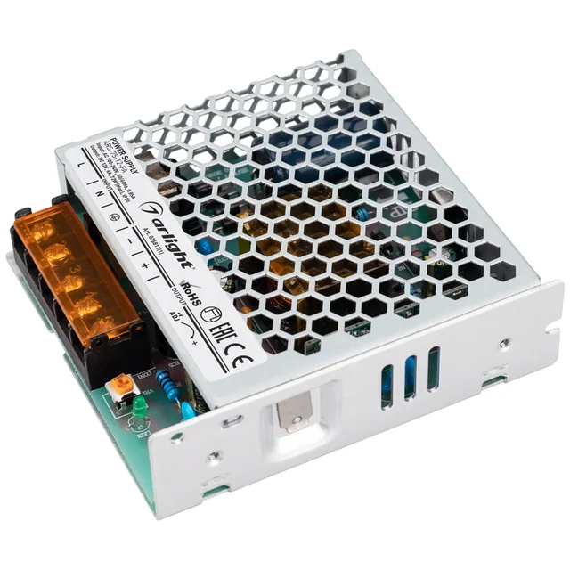Блок питания ARS-75-12-FA (12V, 6A, 72W) (Arlight, IP20 Сетка, 3 года), артикул 026811(1)