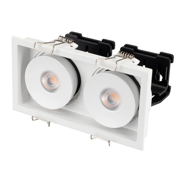 Светильник CL-SIMPLE-S148x80-2x9W Warm3000 (WH, 45 deg) (Arlight, IP20 Металл, 3 года), артикул 026876