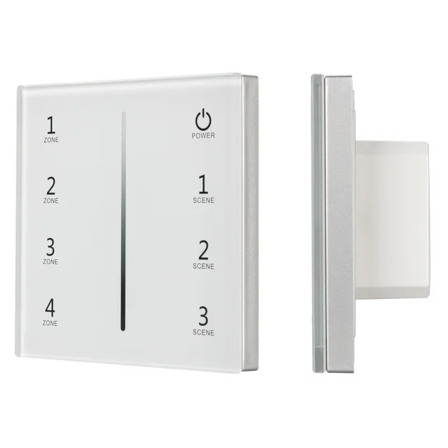 Панель Sens SMART-P29-DIM White (230V, 4 зоны, 2.4G) (Arlight, IP20 Пластик, 5 лет), артикул 027103