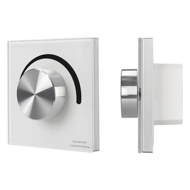 INTELLIGENT ARLIGHT Роторная панель SMART-TRIAC-601-31-DIM-IN White (230V, 1.5A, 2.4G) (IARL, IP20 Пластик, 5 лет), артикул 027115(1)