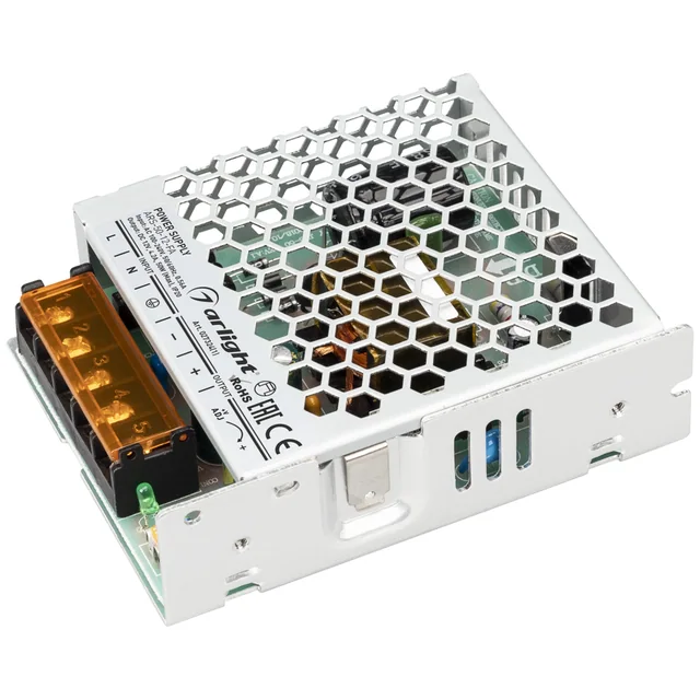 Блок питания ARS-50-12-FA (12V, 4.2A, 50W) (Arlight, IP20 Сетка, 3 года), артикул 027324(1)