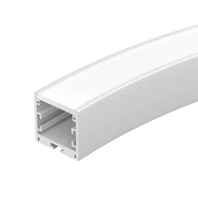 Профиль SL-ARC-3535-D800-A45 WHITE (320мм, дуга 1 из 8) (Arlight, Алюминий), артикул 027641