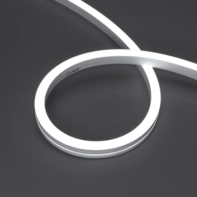Лента герметичная MOONLIGHT-SIDE-A140-12x17mm 24V White6000 (9.6 W/m, IP67, 5m, wire x2) (Arlight, Вывод боковой, 3 года), артикул 027941(1)
