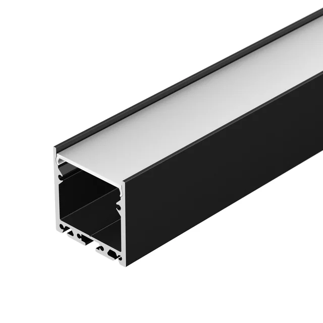 Профиль с экраном SL-LINE-3535-2500 BLACK+OPAL (Arlight, Алюминий), артикул 027986